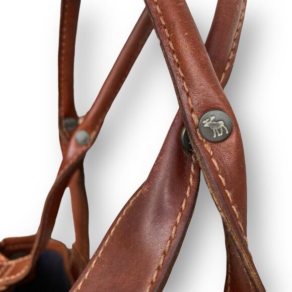 Abercrombie and Fitch Whiskey Leather Tote Bag - Picture 9 of 15